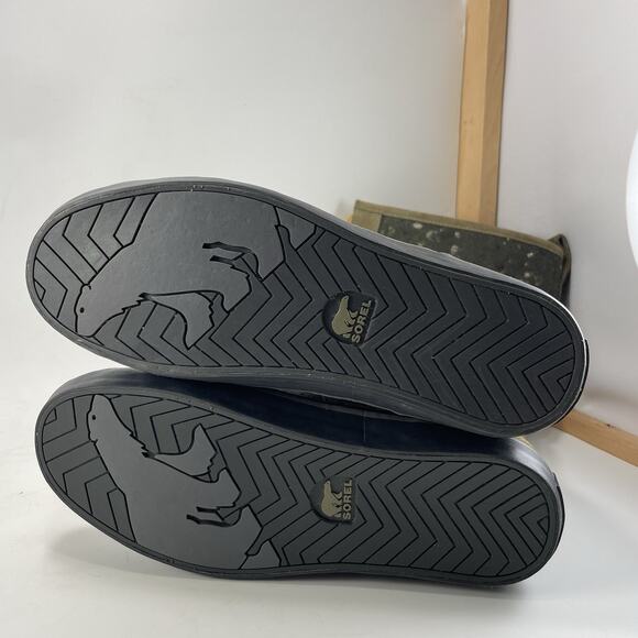 Sorel Sentry Tall Boots Womens Size 8.5 Convertible Green Wool Felt Front Zipper - Picture 7 of 12